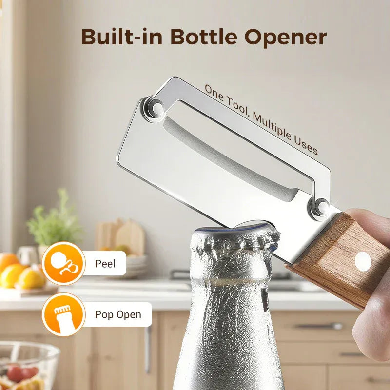 Stainless Steel-Natural Non-slip Wooden Handle Knife (BUY 1 GET 1 FREE)