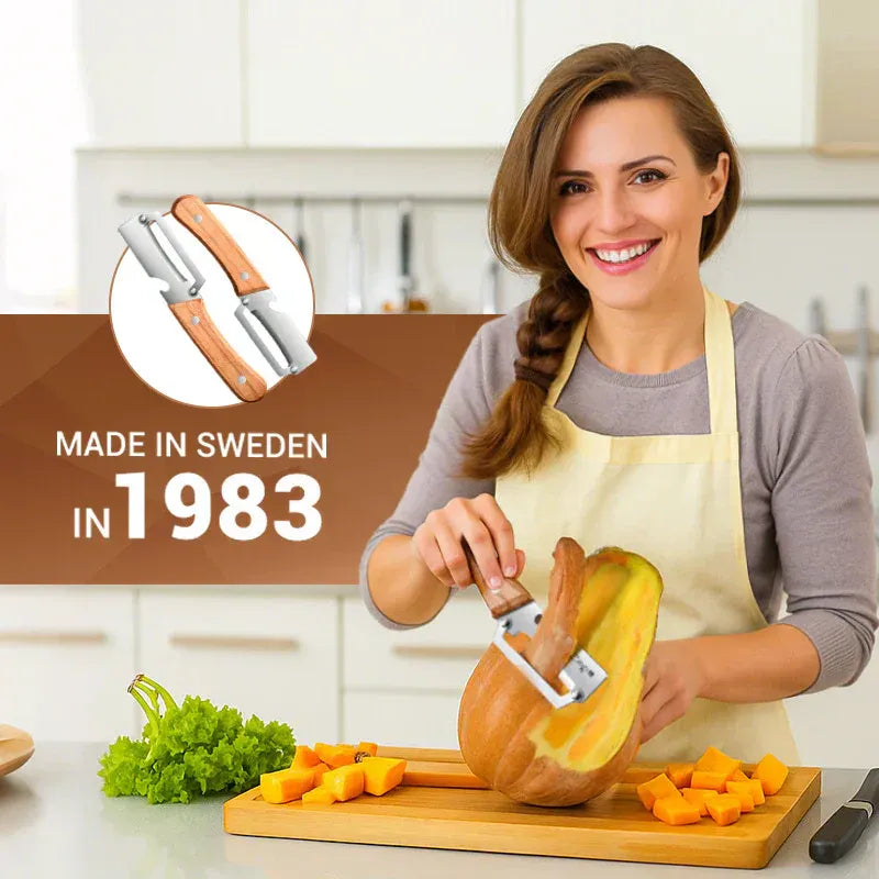 Stainless Steel-Natural Non-slip Wooden Handle Knife (BUY 1 GET 1 FREE)