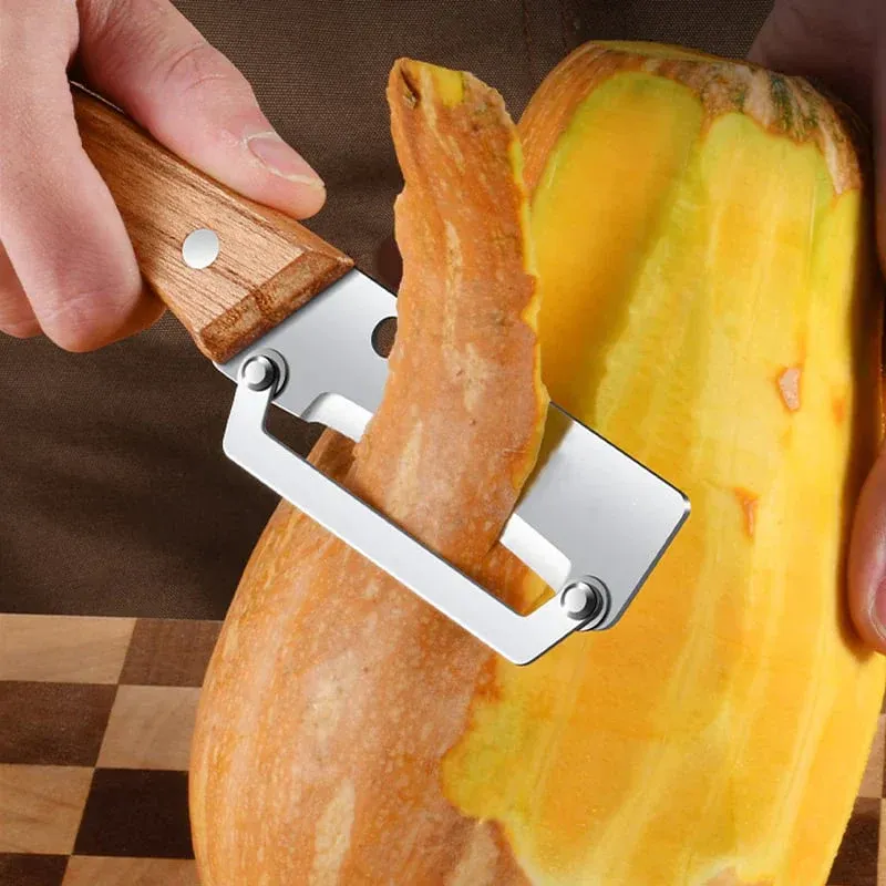 Stainless Steel-Natural Non-slip Wooden Handle Knife (BUY 1 GET 1 FREE) - Image 3