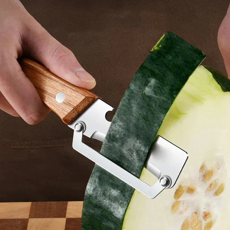 Stainless Steel-Natural Non-slip Wooden Handle Knife (BUY 1 GET 1 FREE) - Image 4